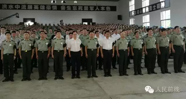 抗洪烈士刘景泰追悼会在福州举行，被誉为“习主席的好战士”