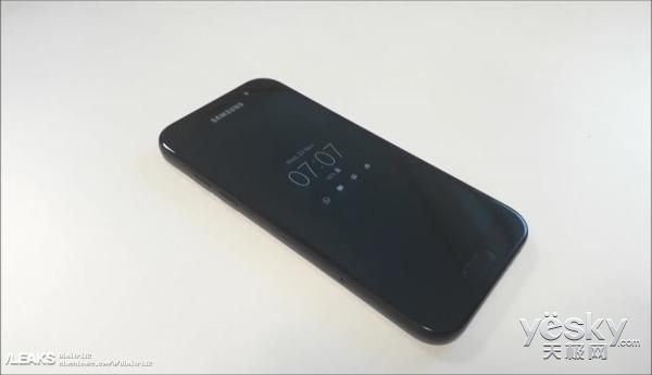 三星Galaxy A5（2017）手机上再曝：曲屏扶持