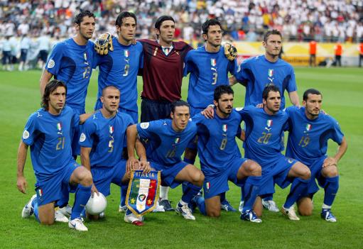 2006世界杯决赛意大利首发(2006年世界杯意大利男足夺冠的7个首发阵容（晚池文字备注）)