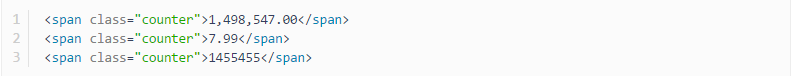 jquery轻量级数字动画插件countup.js
