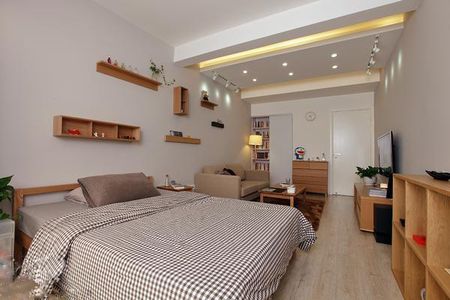 2016年MUJI风来袭 30平超小户型简约风格单身公寓