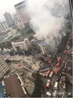 贵阳市沙河街凌晨突发大火！抢救得当，279户居民无伤亡！