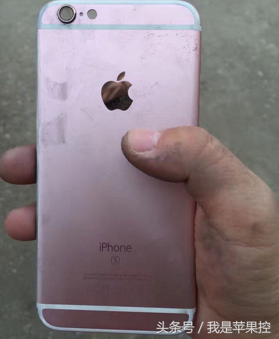 民俗高手打磨抛光iPhone6s粉红色