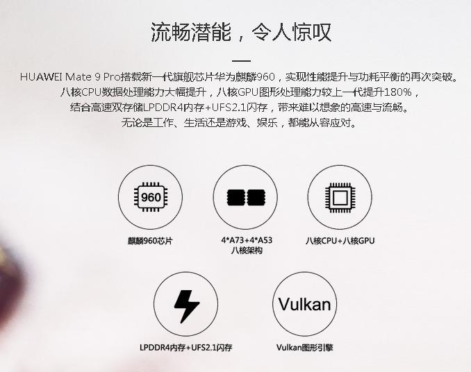 华为旗舰Mate9Pro八大闪光点？用图表明