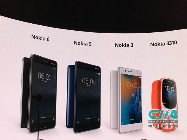Nokia公布三款新机 重回智能机竞技场