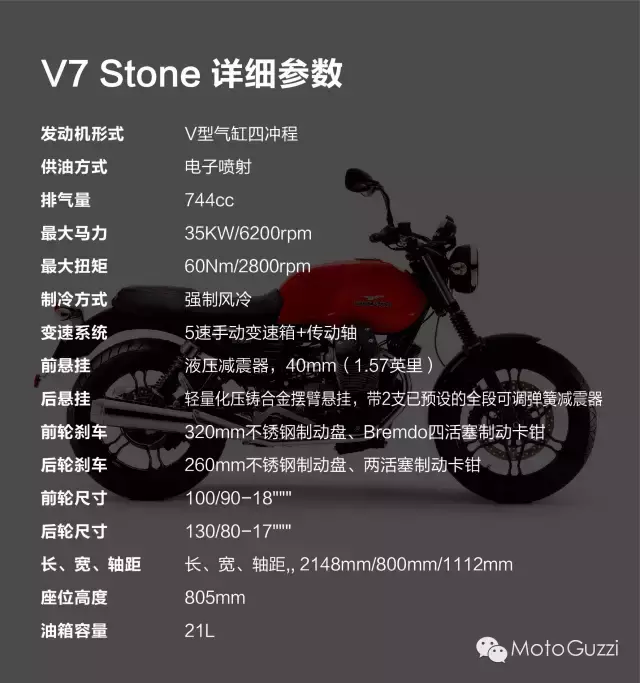 2017款Moto Guzzi摩托车全车系参数价格一览表