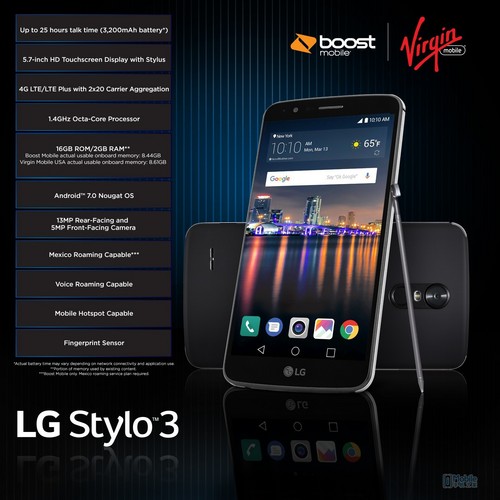 Sprint版LG Stylo3发售 仅售179美金
