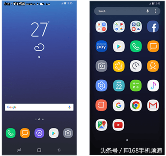 更简约！三星Galaxy S8系统软件主界面曝出