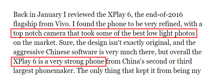 全球福布斯测评vivo Xplay6，曲黑一体美翻了