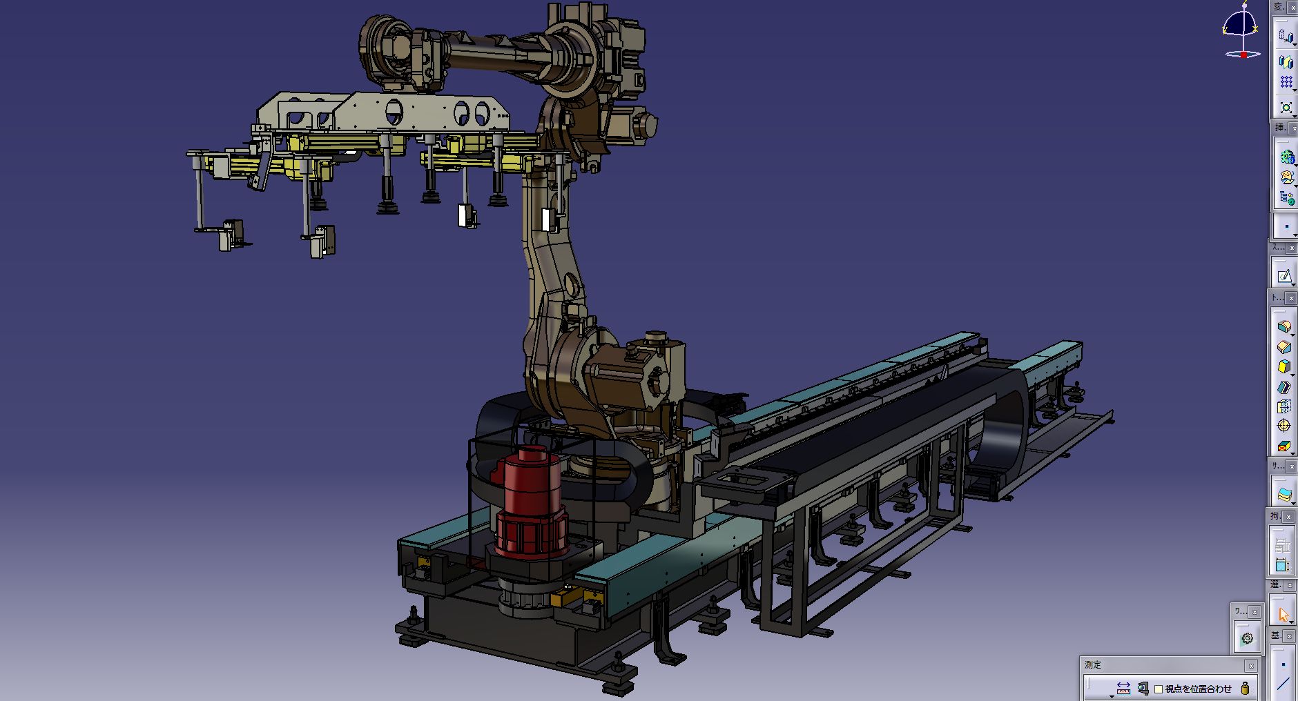 机器人移动传输台3D建模图纸 CATIA设计 附STP格式