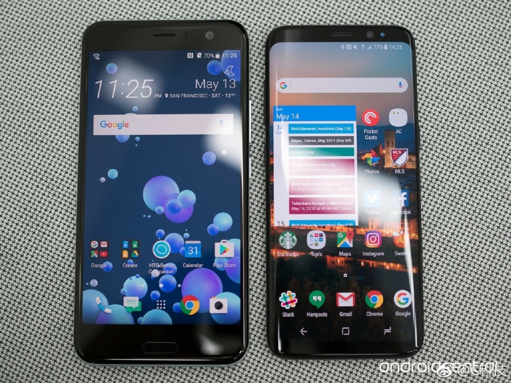 HTC U11和三星S8，美国版市场价4500和5100选谁好？