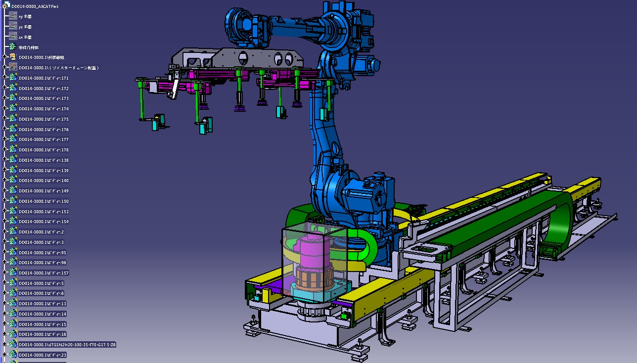 机器人移动传输台3D建模图纸 CATIA设计 附STP格式