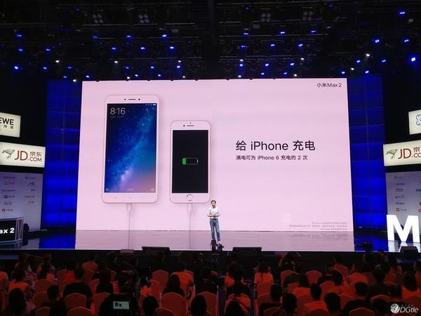 持续 6.44 英尺大屏幕，小米手机 Max 2 公布