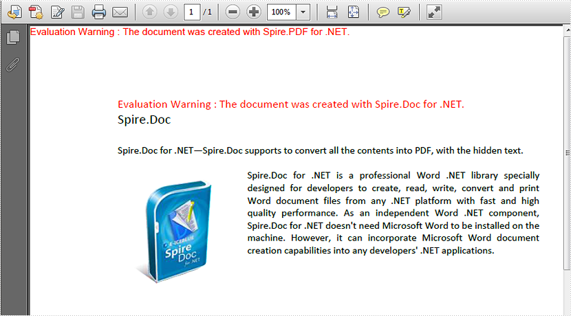 Spire.Doc 教程：将word文档中的隐藏文本保存到PDF