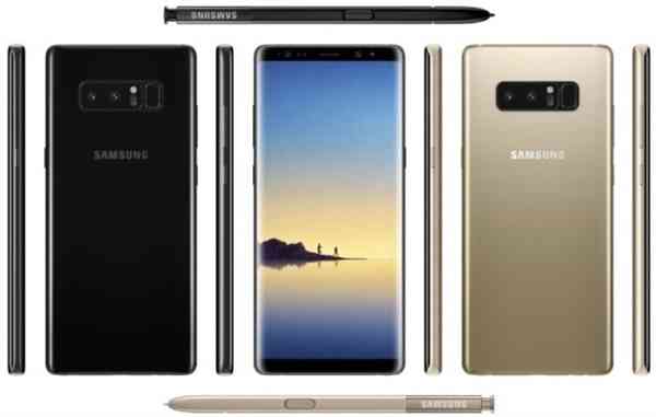 三星Note 8中国发行开售時间曝出：高配版市场价7988元