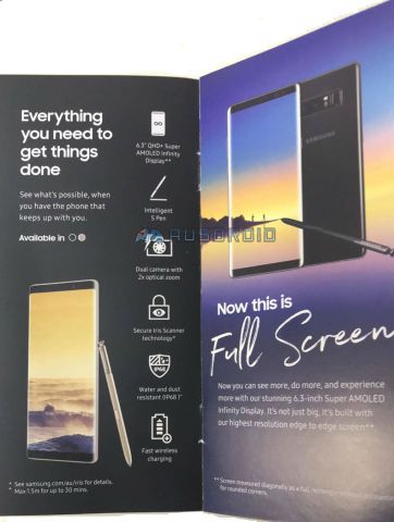 想要知道三星Note 8的全部信息内容，看看吧就可以了！最齐信息内容归纳