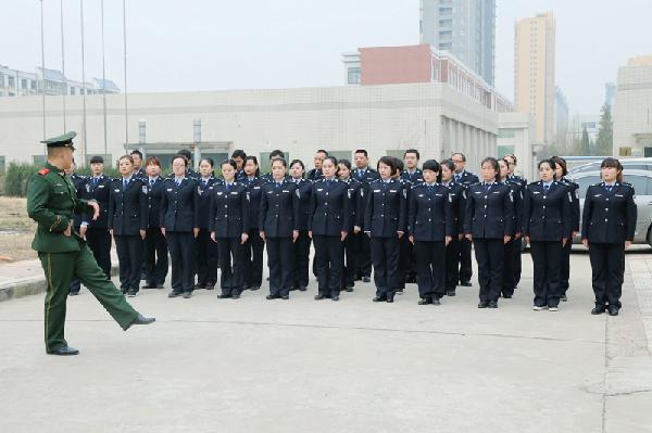 渭南市公安局警务指挥部全力推进“春训”活动开展