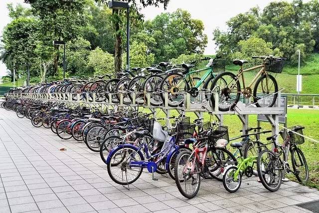 请不要在新加坡乱扔自行车，违者罚款1000新币