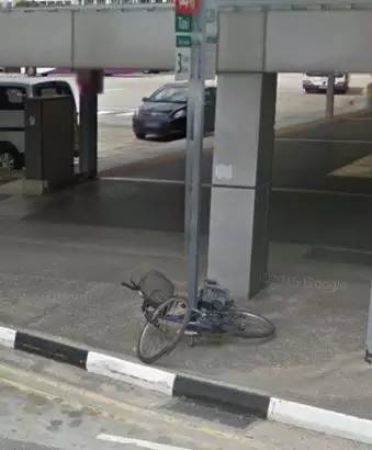 请不要在新加坡乱扔自行车，违者罚款1000新币