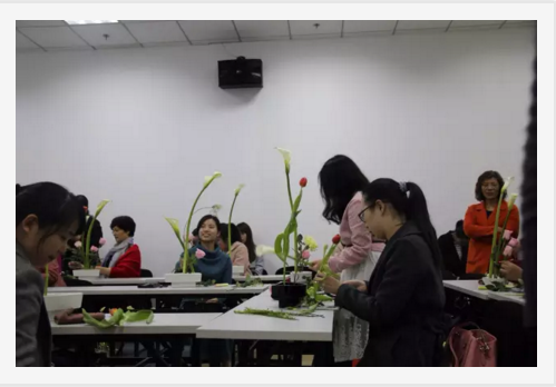 3月8日，来自“文化义乌”的女神节礼物-插花公益培训课！