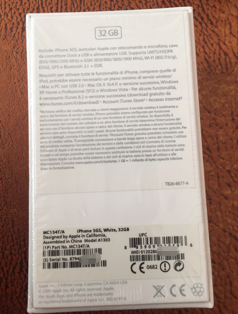 这款全新升级未激活iPhone3GS,开价2899元！你买不买！