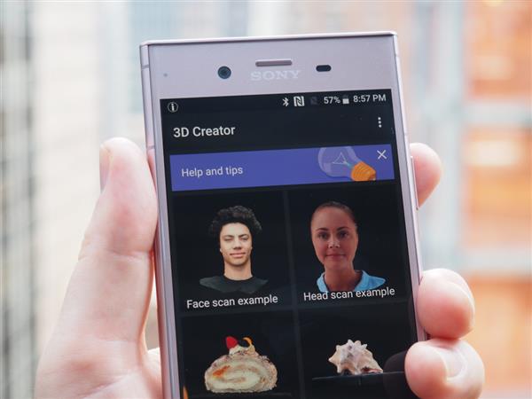 sony公布最新款手机Xperia Z1，具有三d扫描仪作用