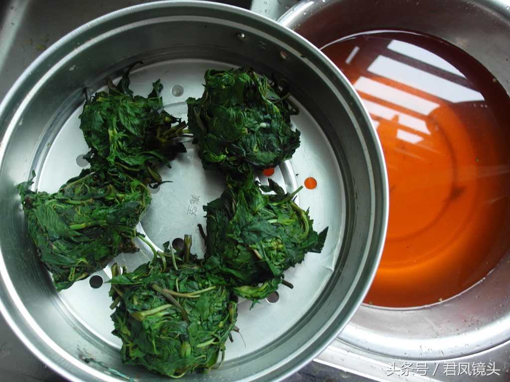 贤妻自制美味野菜:凉拌鬼针草!食药两用,抗癌养生又防病