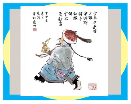 天天漫画网:漫画家张滨《水墨漫画是时代特色的绘画种类》