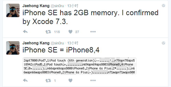 憋讲话买我也正确了，苹果iPhone SE确定配置2GB运行内存