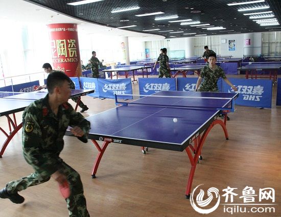 潍坊消防支队举办第一届“红门卫士杯”乒乓球比赛
