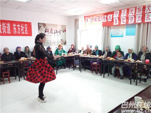 东方社区开展“传承民族文化喜迎诺肉孜节”活动