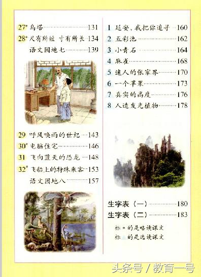 小学四年级语文上册教学计划（人教版）