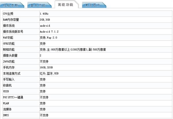 599元起！小米新機(jī)紅米5A現(xiàn)身：驍龍425 3 32GB運(yùn)行內(nèi)存
