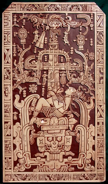 玛雅古城惊现刻在石板上的宇航图，外星人到访地球的铁证？
