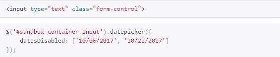 前端开发：一个开源、美观的日期选择器（bootstrap datepicker）