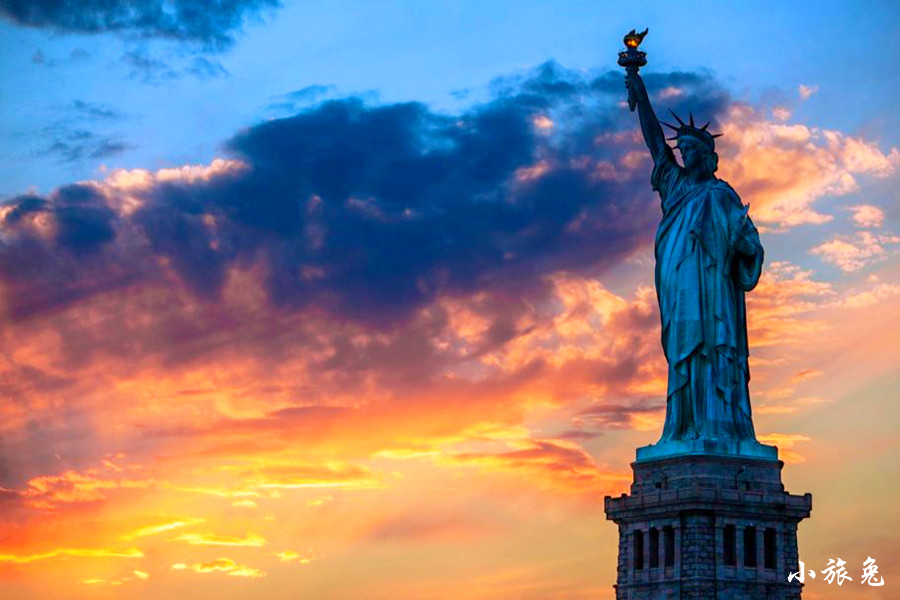 自由女神像在哪个城市？位于美国纽约海港内自由岛-第7张图片