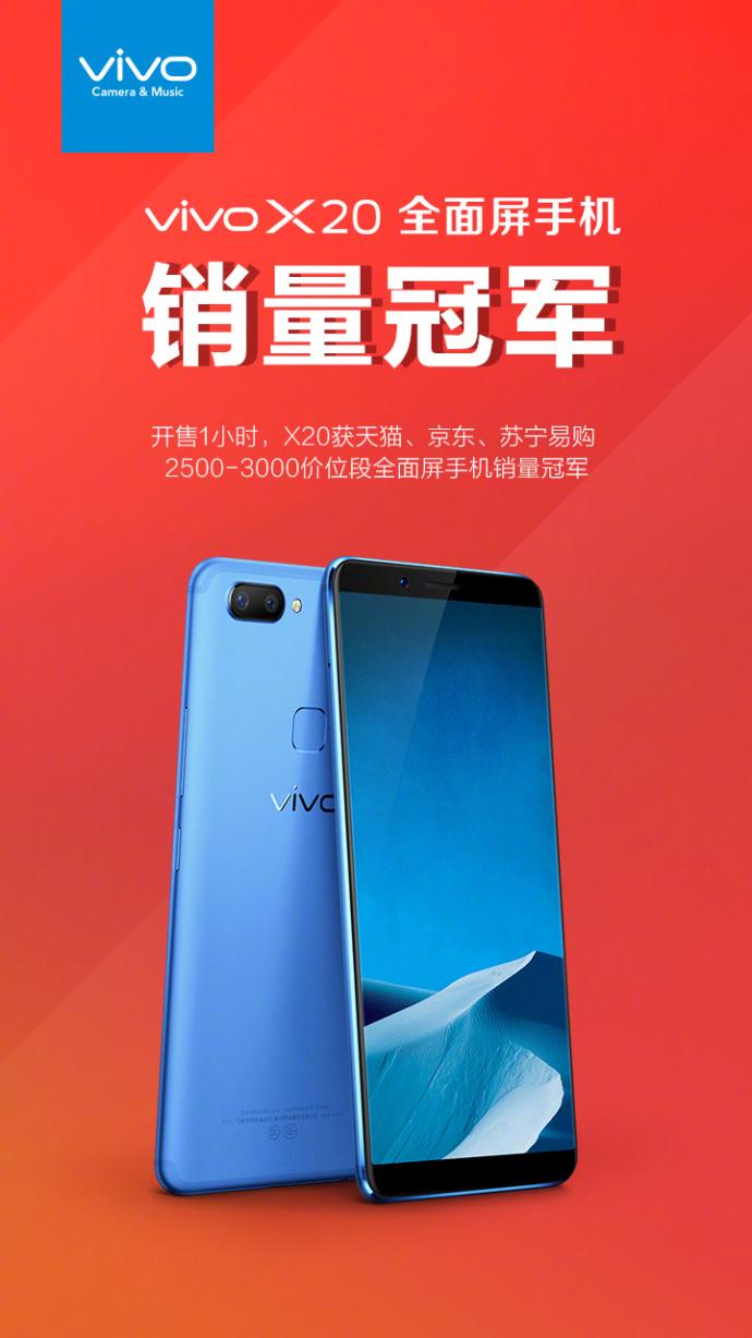 vivo X20新颜色让你一个全新升级的Blue Style