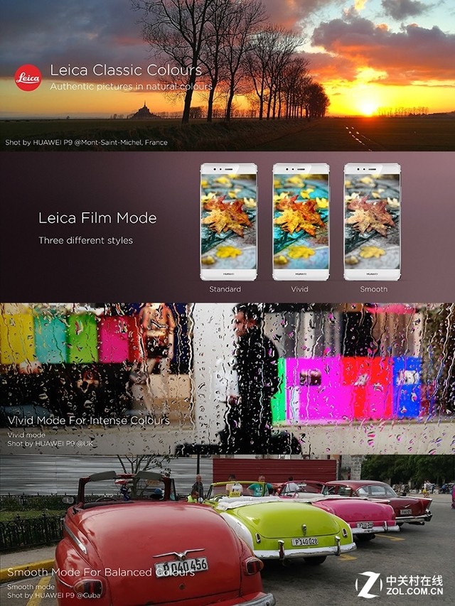麒麟955 leica双摄像头 华为公司P9/Plus宣布公布