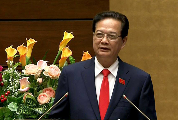 418票赞同 阮晋勇被免去越南总理职务