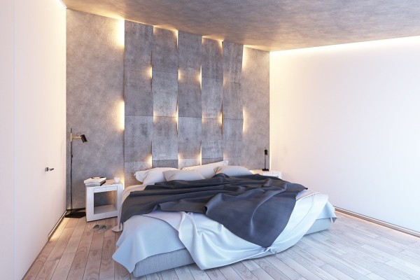 15个创意卧室背景墙灯光效果设计