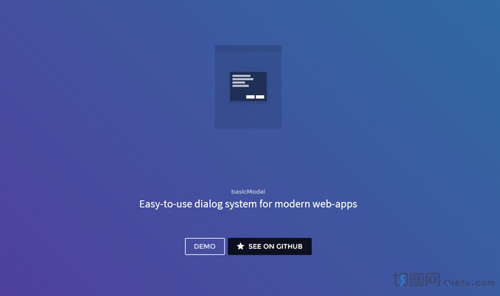 BasicModal – 简单易用的 Web App 弹窗