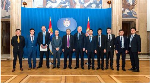 中国华信代表团会见塞尔维亚总统托米斯拉夫·尼科利奇
