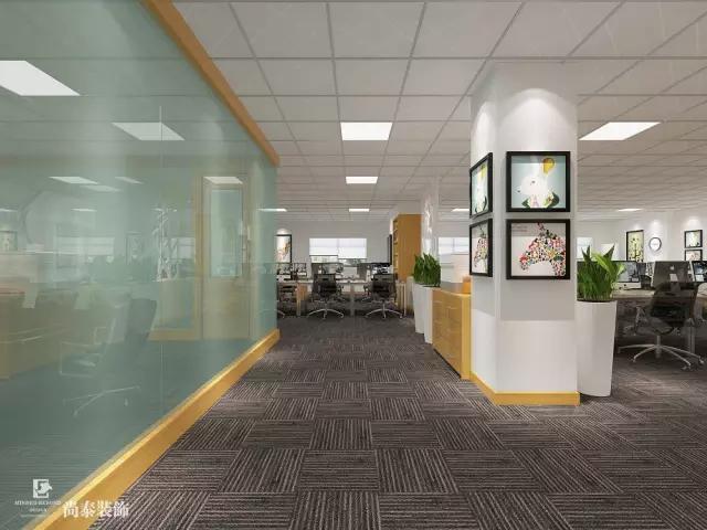 深圳办公室装修-210㎡装得下梦想的办公室就是好办公室
