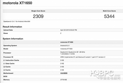 新款Moto X手机规格被曝光 搭载骁龙820处理器