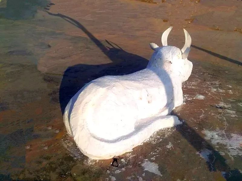 Auspicious villager built a Xue Niu on the west, the netizen breathes out continuously farmer artist! 