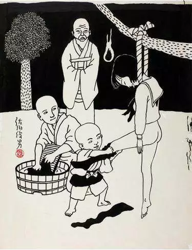 享誉世界的日本艺术家佐伯俊男 他的画集除了性还有人性的贪欲！