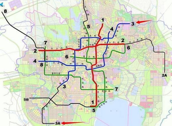 合肥多条轨道交通线要延长 老三县都要通地铁