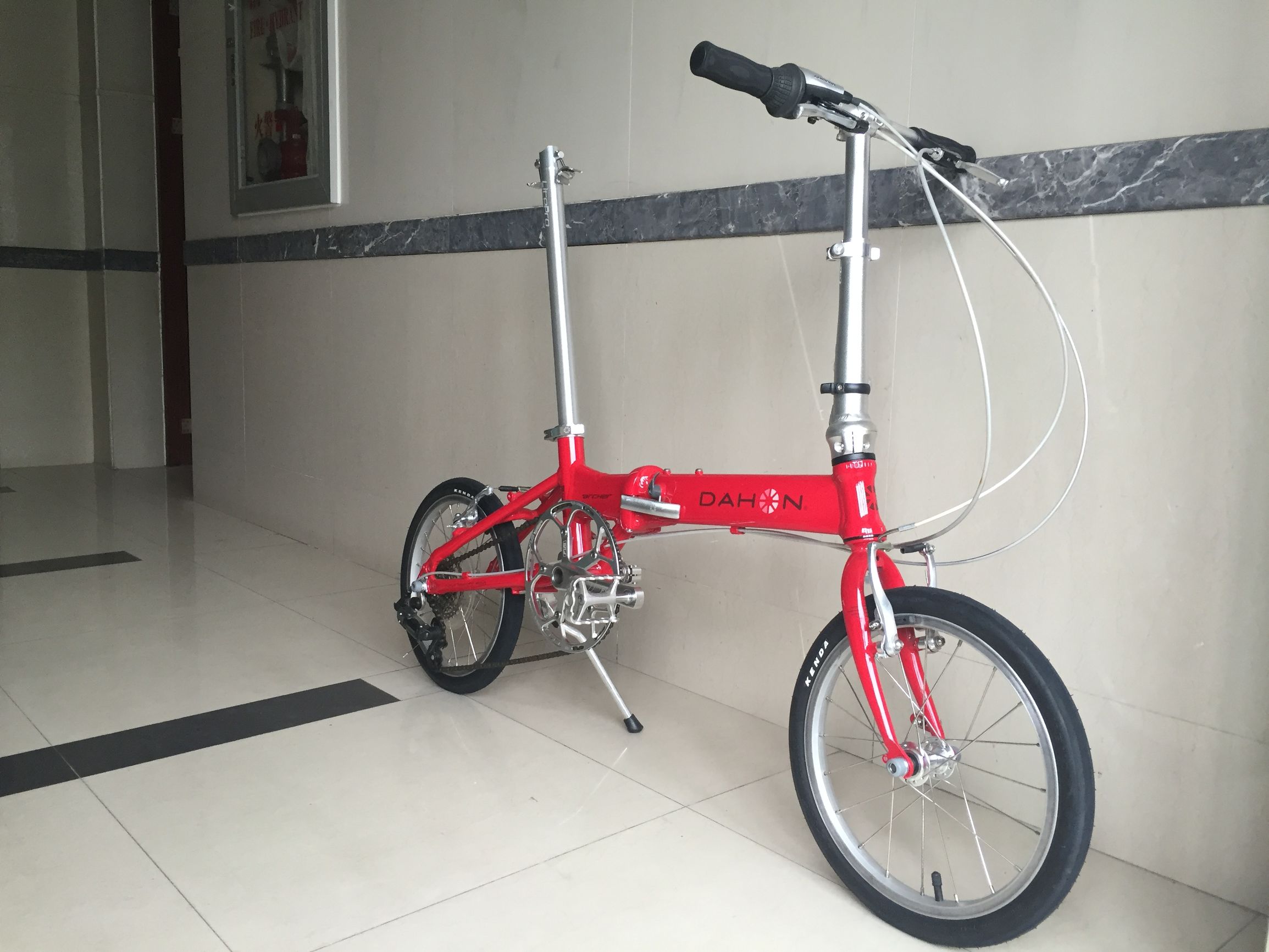 一辆折叠自行车的非典型改装——我的小红kaa672初长成
