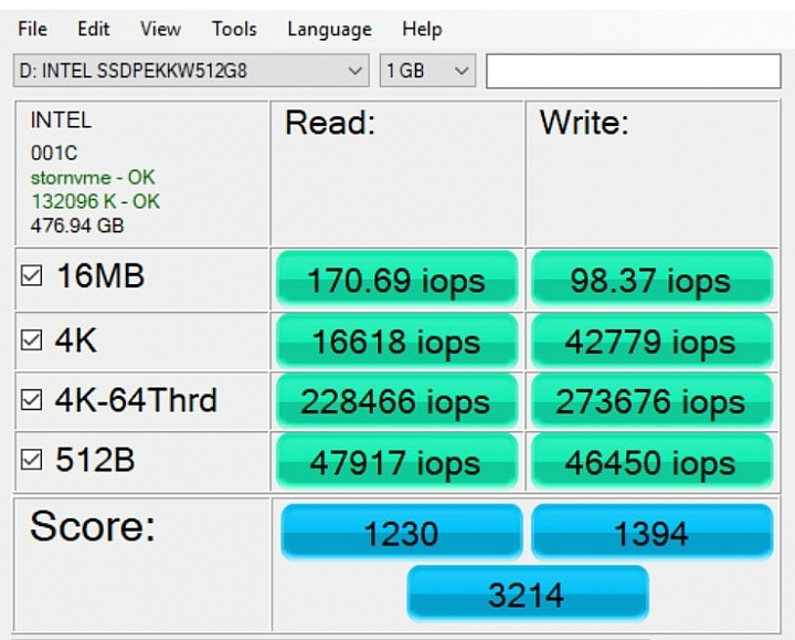 光一般的速度：3200MB/s高速传输！英特尔SSD 760P固态硬盘实测！