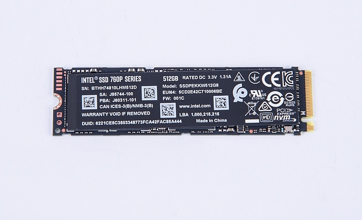 光一般的速度：3200MB/s高速传输！英特尔SSD 760P固态硬盘实测！